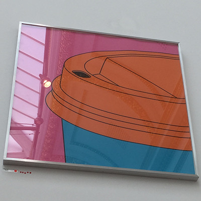 Fragment Of coffee Cup by Michael Craig-Martin RA, Screenprint, Summer Exhibition 2015