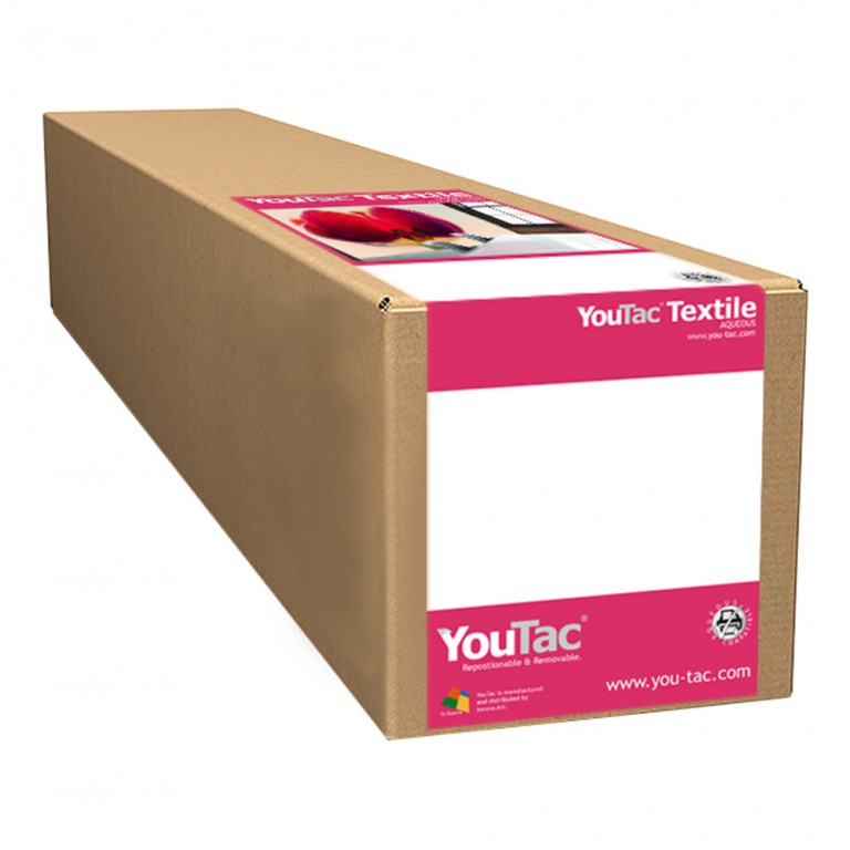 YouTac Textile Aqueous Compatible | Available on rolls up to 60"