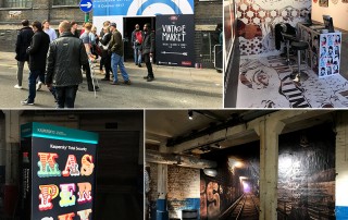 Innova YouTac Textile installations at Moniker Art Fair 2017