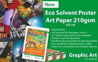 New Ec Solvent Poster Art Paper 210gsm | Archival Eco Solvent Poster Printing | Innova-Graphic-Art