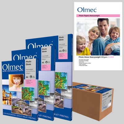 Olmec Photo Gloss Heavyweight 260gsm (OLM 60) Inkjet Photo Paper