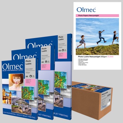 Olmec Photo Lustre Heavyweight 260gsm (OLM 59) Inkjet Photo Paper