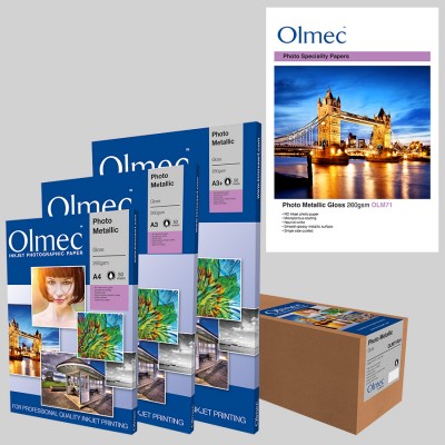 Olmec Photo Metallic Gloss 260gsm (OLM 71) Inkjet Photo Paper