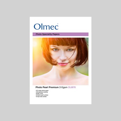 Olmec Photo Pearl Premium 310gsm Resin Coated Inkjet Photo Paper