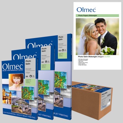 Olmec Photo Satin Midweight 240gsm (OLM 64) Inkjet Photo Paper
