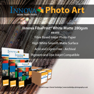 Innova FibaPrint White Matte 280gsm (IFA-039) | Archival Quality Inkjet Photo Paper