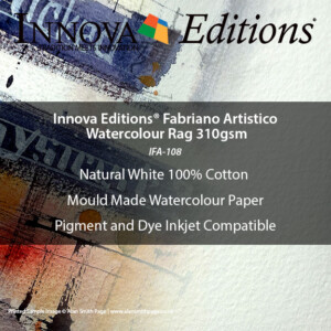 Innova Editions Fabriano Artistico Watercolour Rag 310gsm (IFA-108) | Archival Inkjet Fine Art Paper